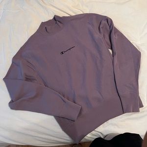 Champion Mock Neck Crewneck Sweatshirt